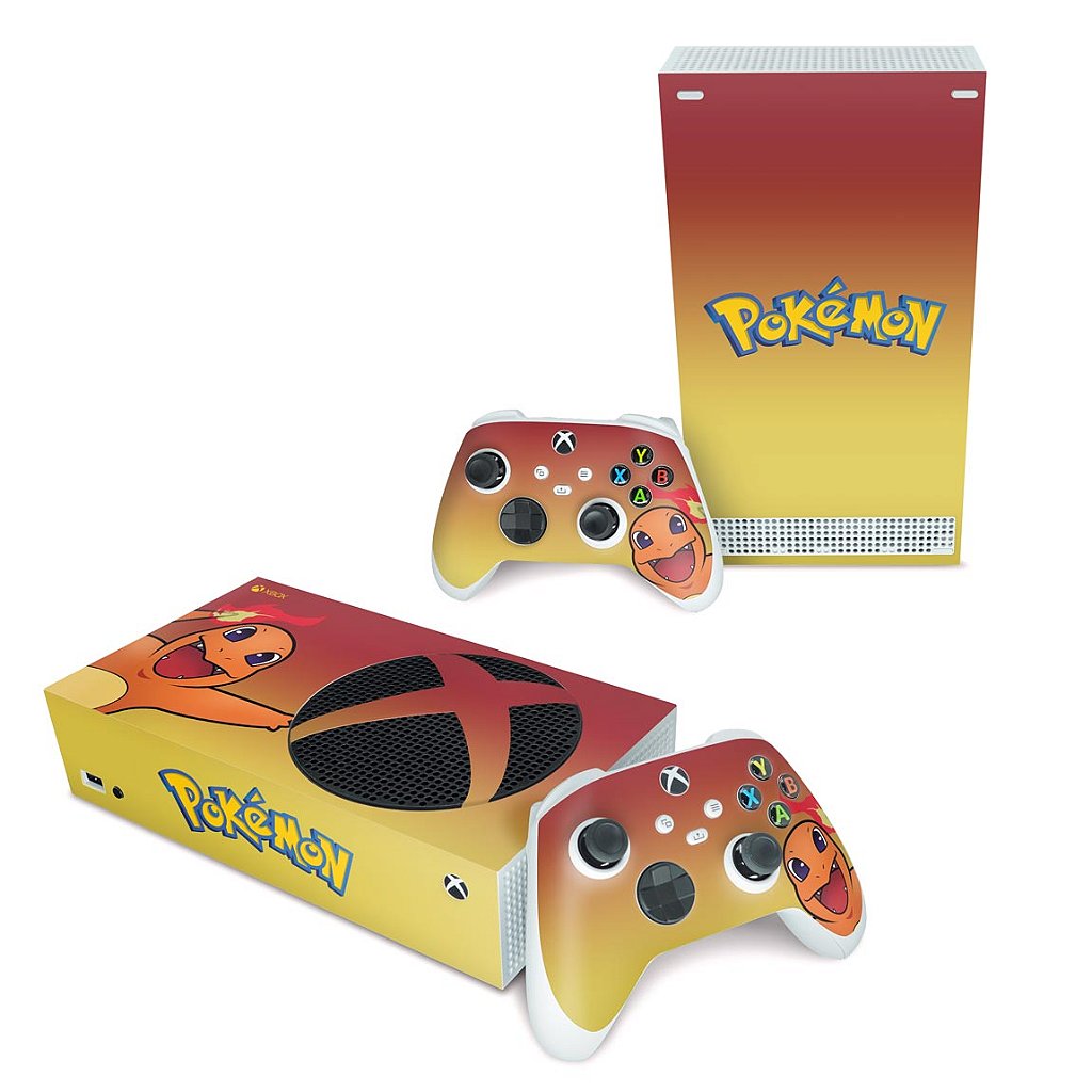 Skin Anti-Rage Xbox Series S Horizontal - Pokemon Charmander