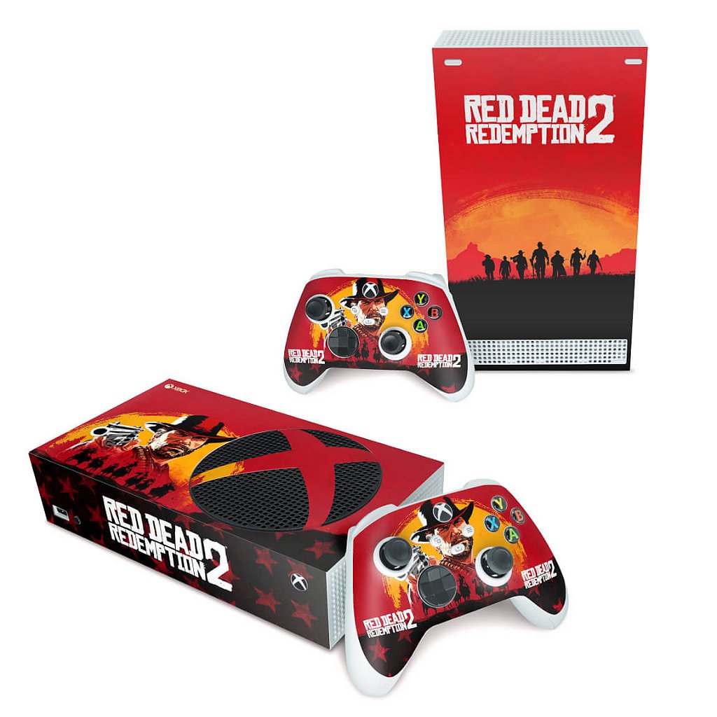 Skin Anti-Rage Xbox Series S Horizontal - Red Dead Redemption 2