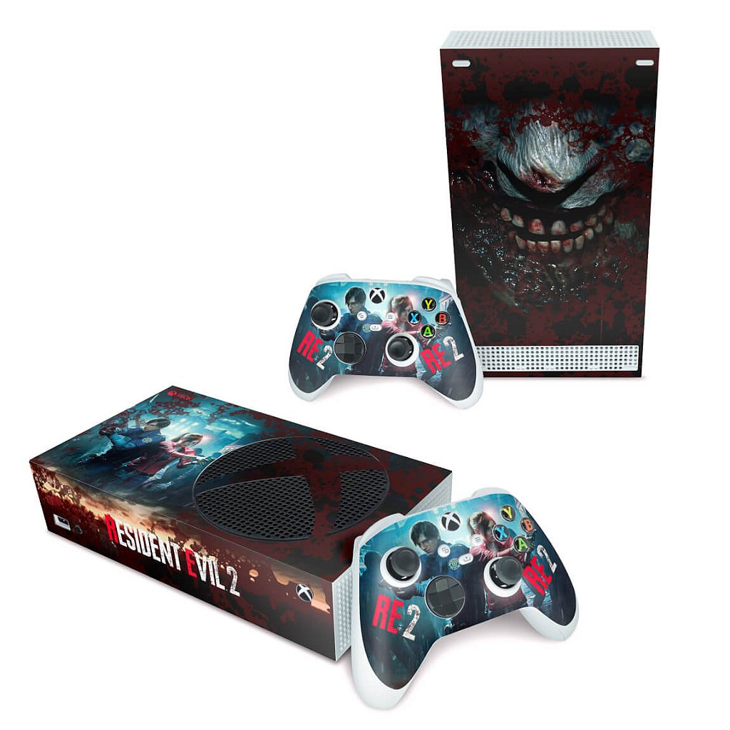 Skin Anti-Rage Xbox Series S Horizontal - Resident Evil 2 Remake