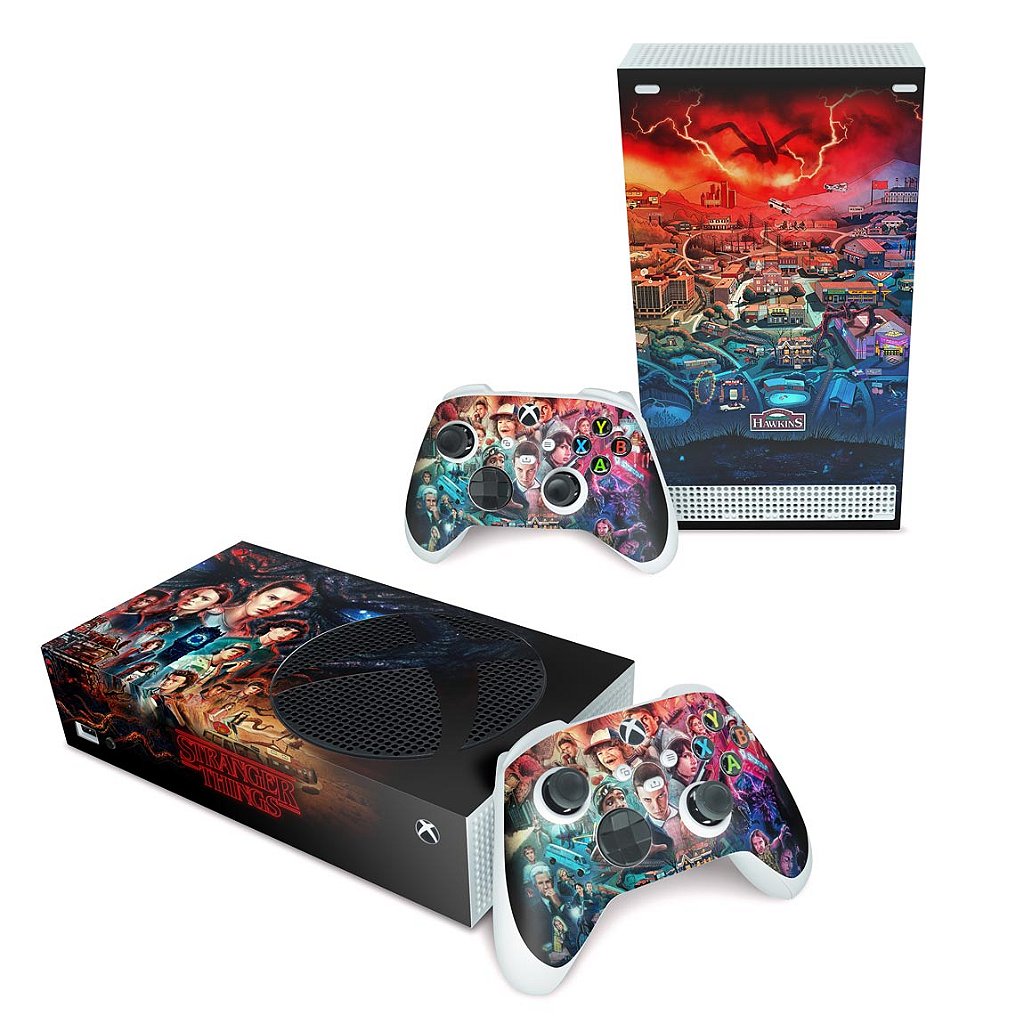 Skin Anti-Rage Xbox Series S Horizontal - Stranger Things