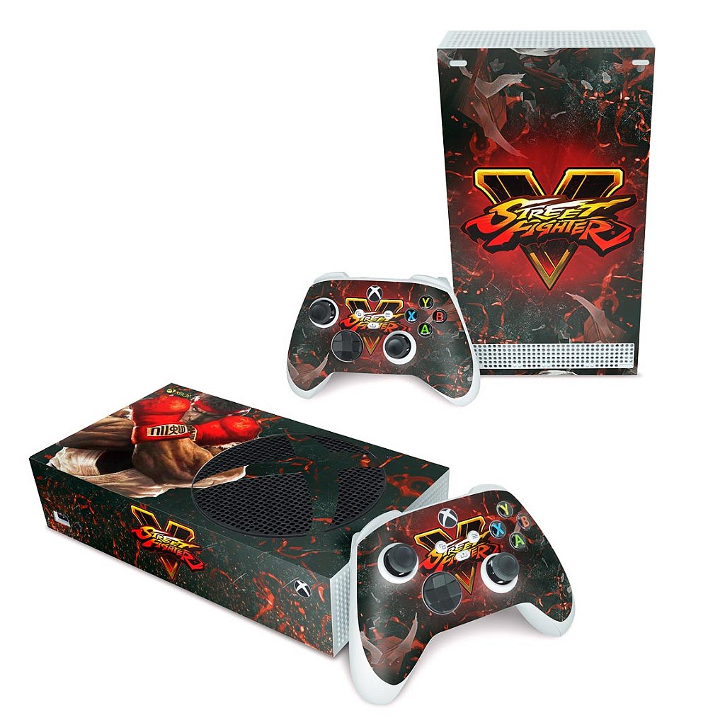Skin Anti-Rage Xbox Series S Horizontal - Street Fighter V