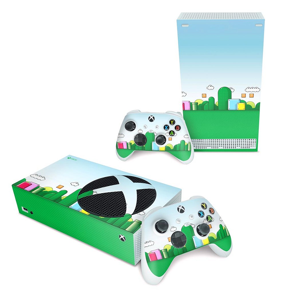 Skin Anti-Rage Xbox Series S Horizontal - Super Mario Bros
