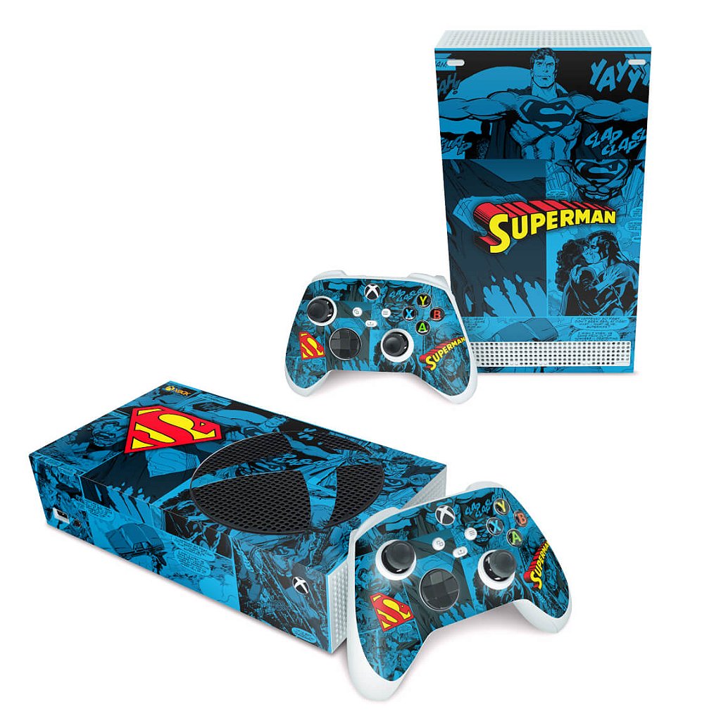 Skin Anti-Rage Xbox Series S Horizontal - Superman Comics