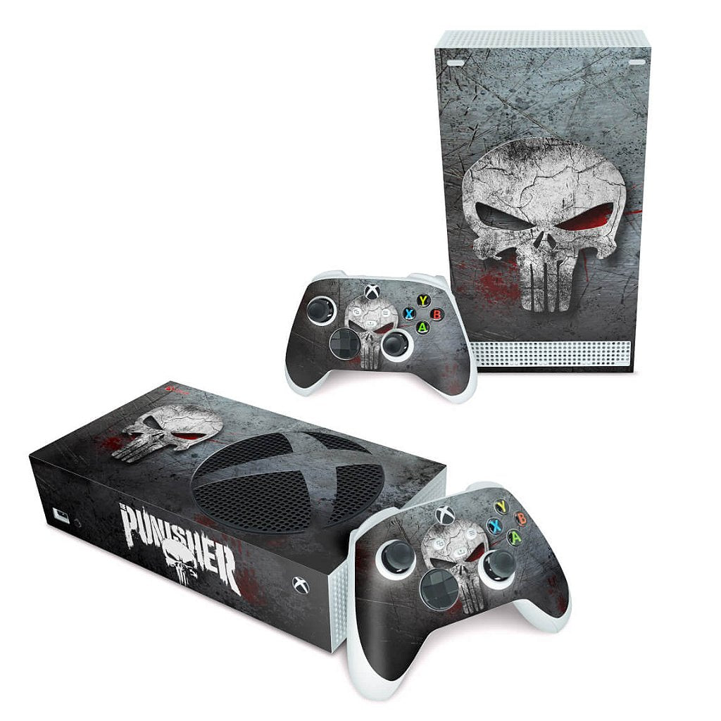 Skin Anti-Rage Xbox Series S Horizontal - The Punisher Justiceiro