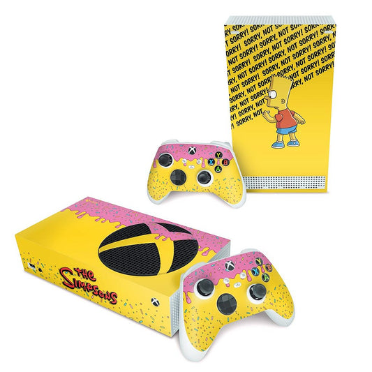 Skin Anti-Rage Xbox Series S Horizontal - The Simpsons
