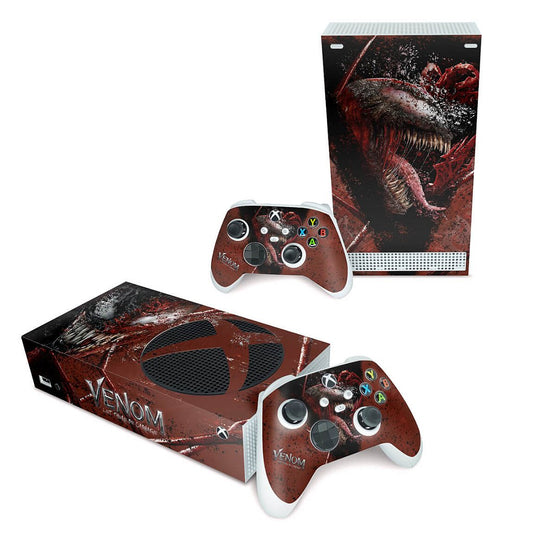 Skin Anti-Rage Xbox Series S Horizontal - Venom Tempo de Carnificina