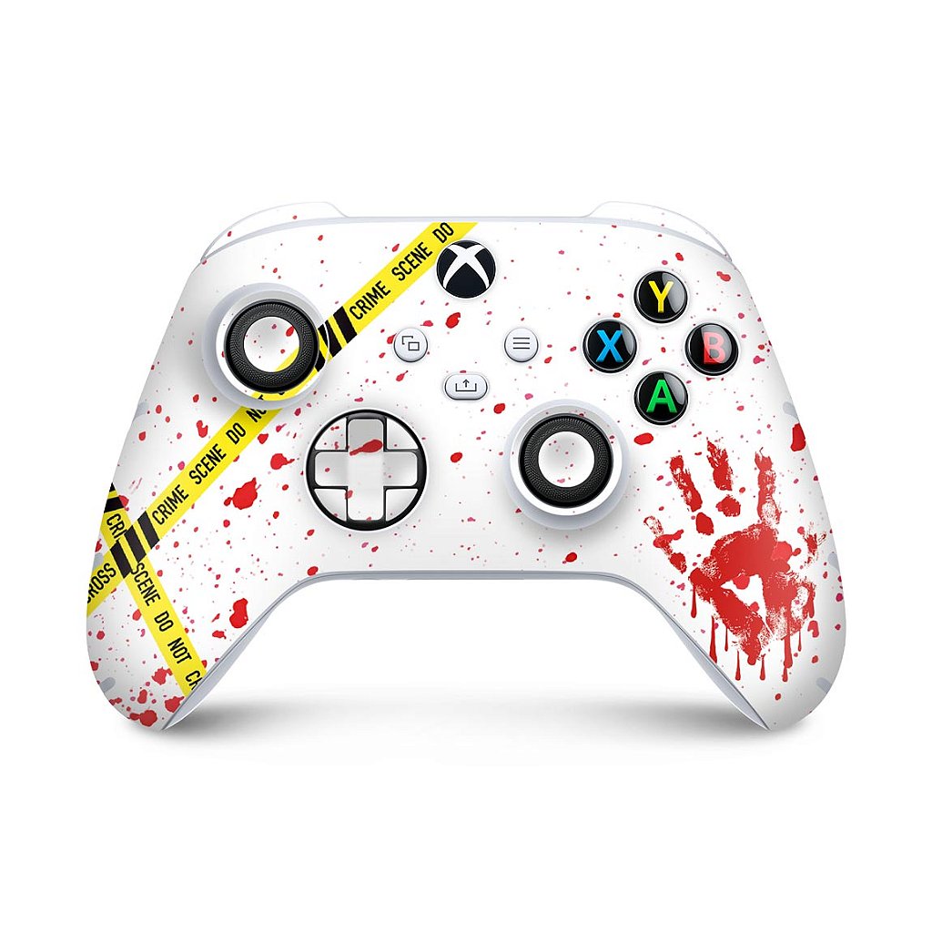 Skin Anti-Rage Xbox Series S X Controle - Cena De Crime Scene