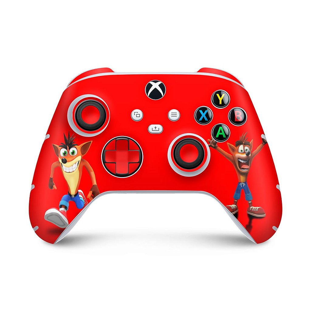 Skin Anti-Rage Xbox Series S X Controle - Crash Bandicoot