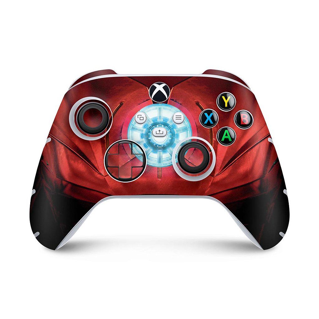 Skin Anti-Rage Xbox Series S X Controle - Iron Man Homem De Ferro