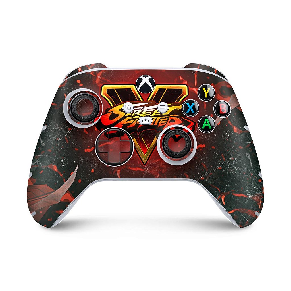 Skin Anti-Rage Xbox Series S X Controle - Street Fighter V