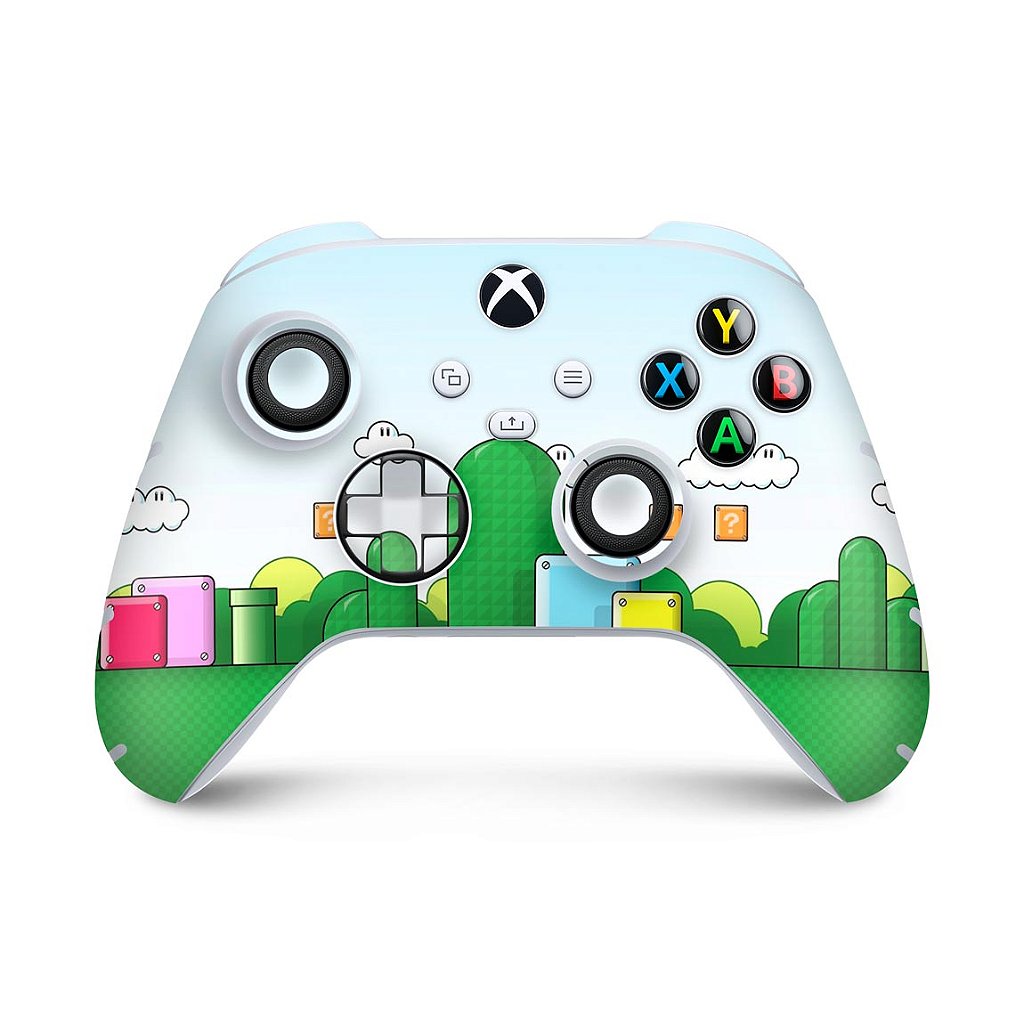 Skin Anti-Rage Xbox Series S X Controle - Super Mario Bros