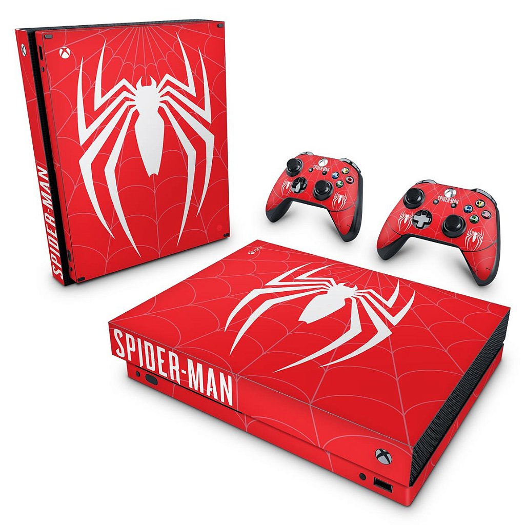 Skin Anti-Rage Xbox One X - Spider-man Bundle