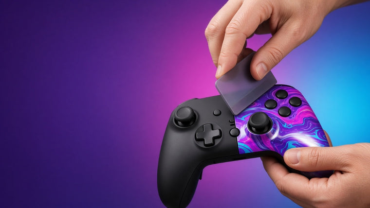Como aplicar skin adesiva no console e no controle sem bolhas