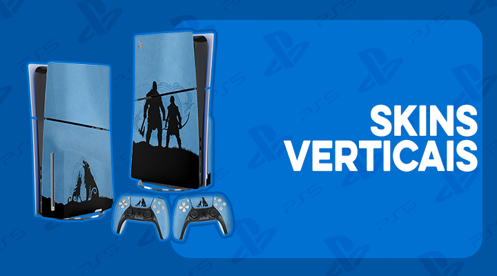 Playstation 5 Slim | Skins Verticais Exclusivas - Pop Arte Skins