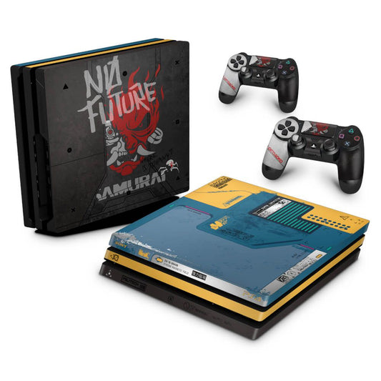 PS4 Pro Skin Anti-Rage - Cyberpunk 2077 Bundle
