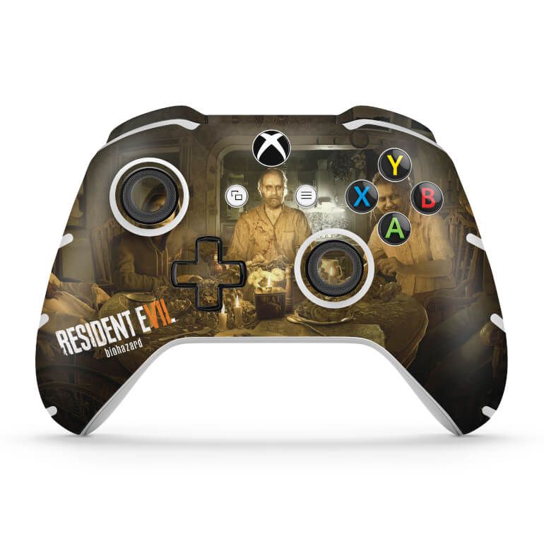 Skin Anti-Rage Xbox One Slim X Controle - Resident Evil 7: Biohazard