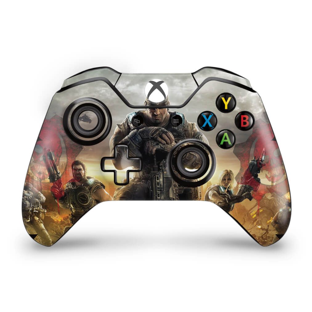 Skin Anti-Rage Xbox One Fat Controle - Gears of War
