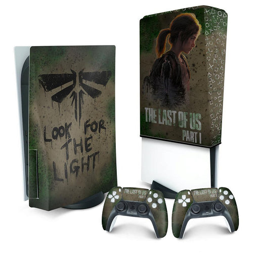 KIT Capa Anti Poeira e Skin Anti-Rage PS5 Fat Vertical - Modelo 159