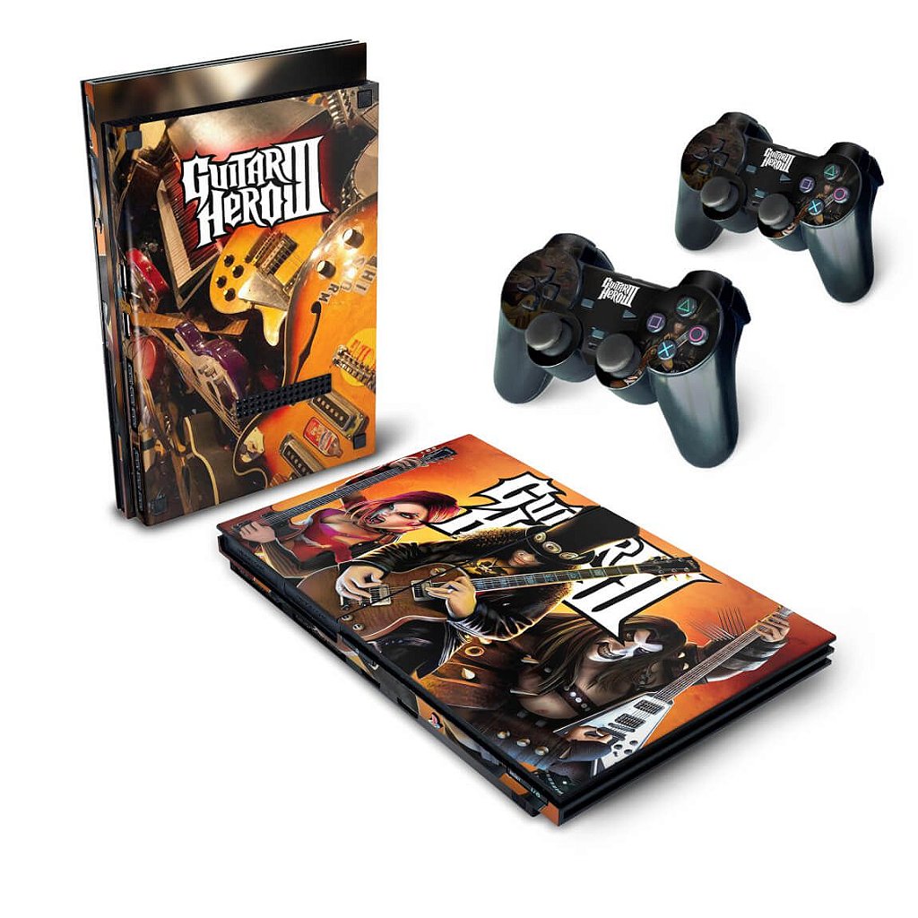 Skin Anti-Rage PS2 Slim - Guitar Hero III 3
