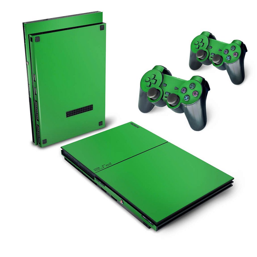 PS2 Slim Skin - Verde