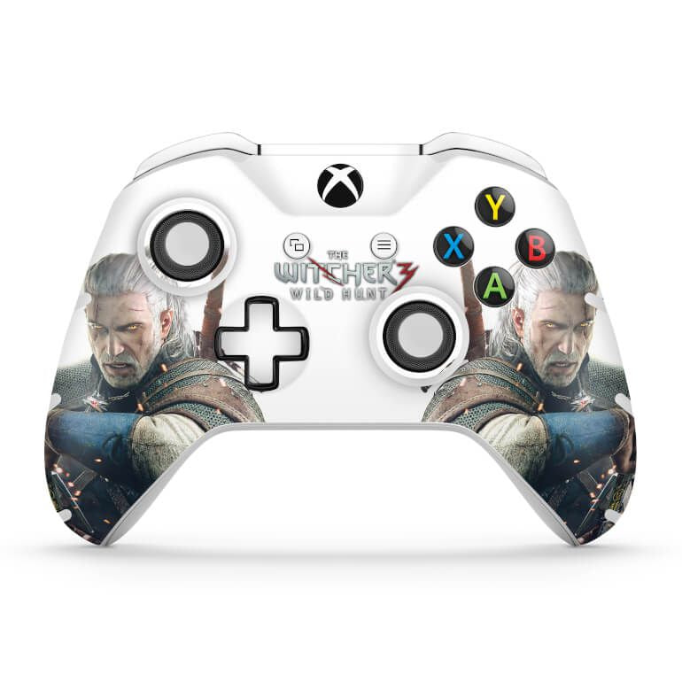 Skin Anti-Rage Xbox One Slim X Controle - The Witcher 3 #B