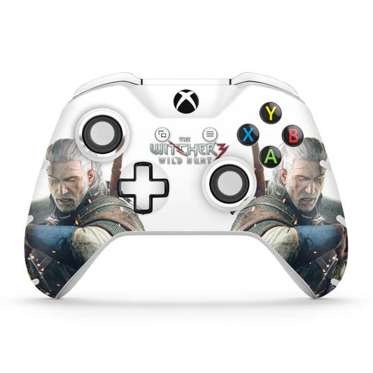 Skin Anti-Rage Xbox One Slim X Controle - The Witcher 3 #B