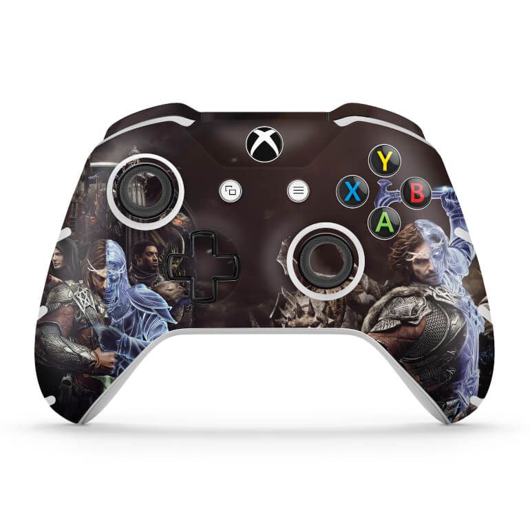 Skin Anti-Rage Xbox One Slim X Controle - Shadow of War