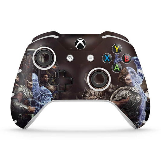 Skin Anti-Rage Xbox One Slim X Controle - Shadow of War