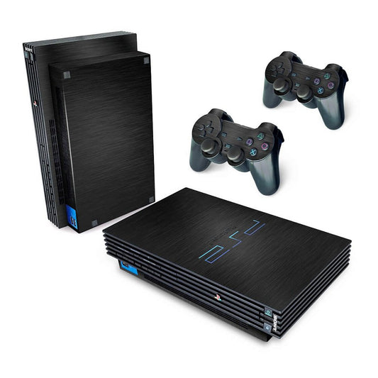 PS2 Fat Skin - Aço Escovado Preto