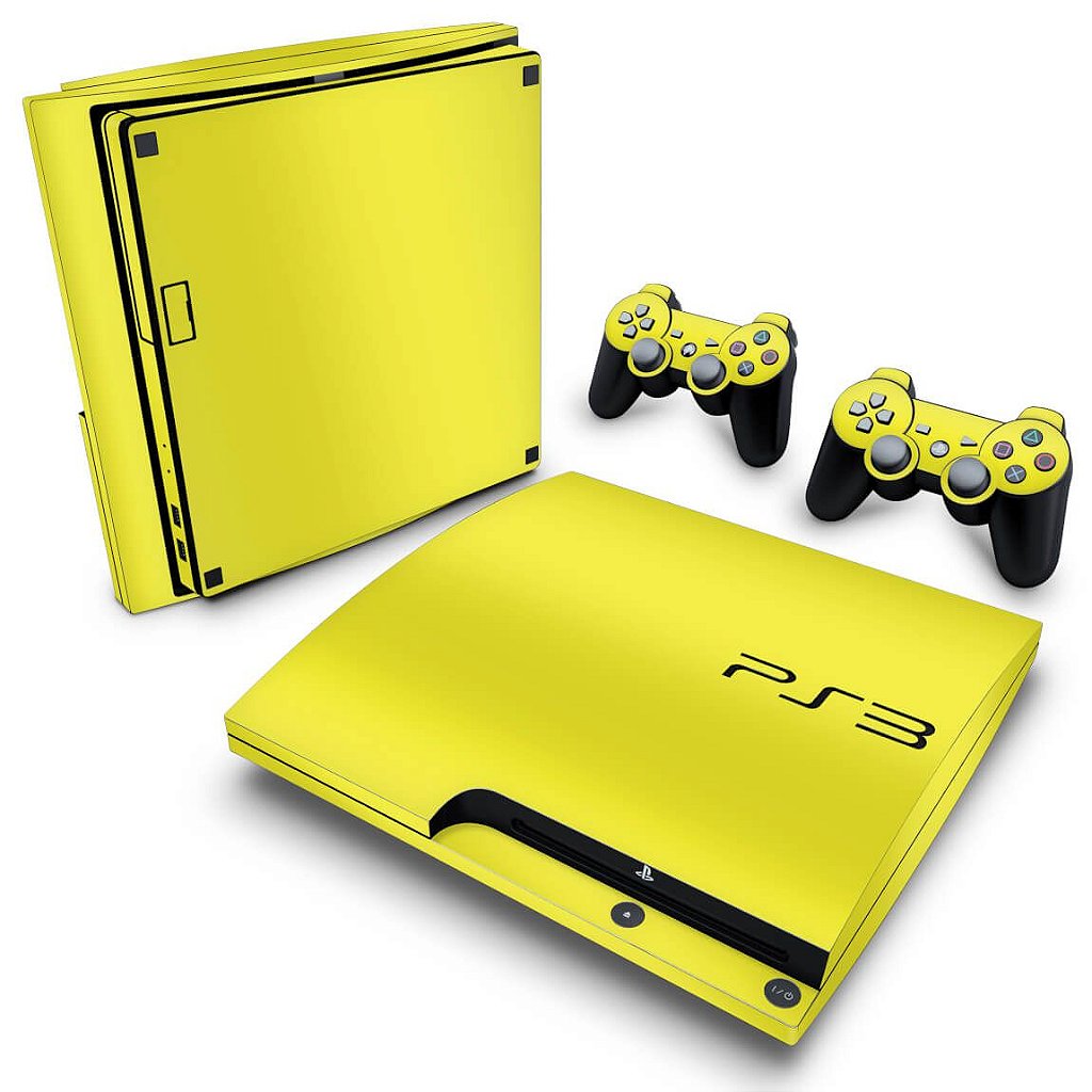 Skin Anti-Rage PS3 Slim - Amarelo