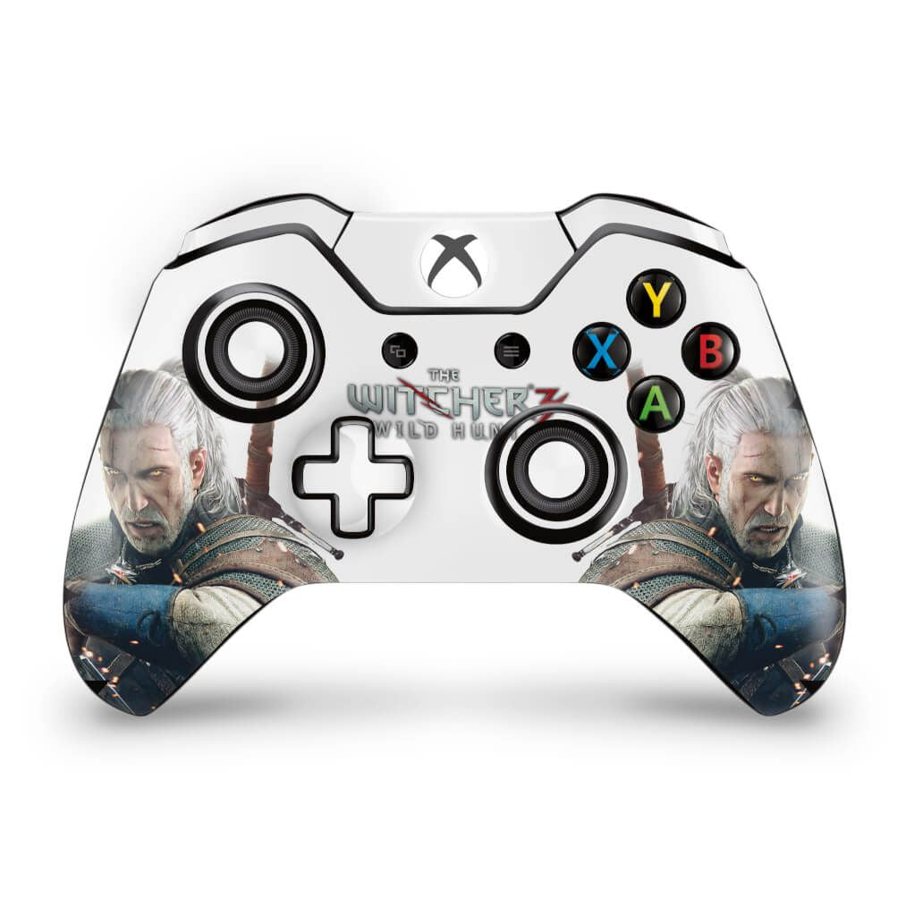 Skin Anti-Rage Xbox One Fat Controle - The Witcher 3 #B