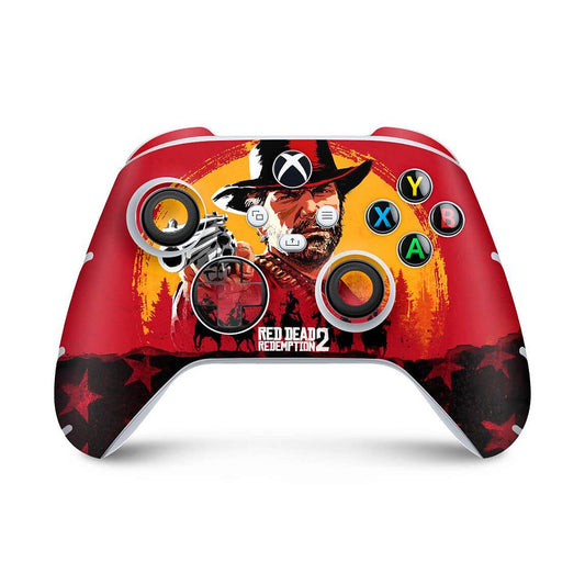 Xbox Series S X Controle Skin Anti-Rage - Red Dead Redemption 2