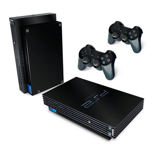 PS2 Fat Skin - Preto Black Piano