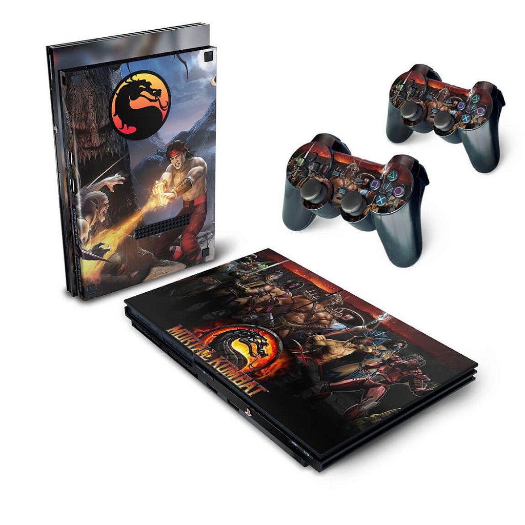 Skin Anti-Rage PS2 Slim - Mortal Kombat