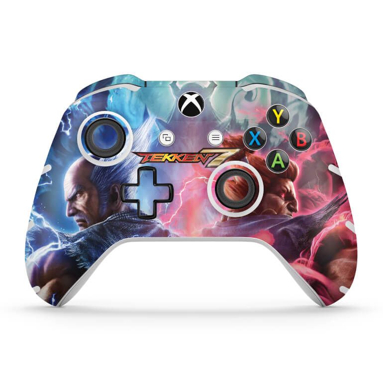 Skin Anti-Rage Xbox One Slim X Controle - Tekken 7