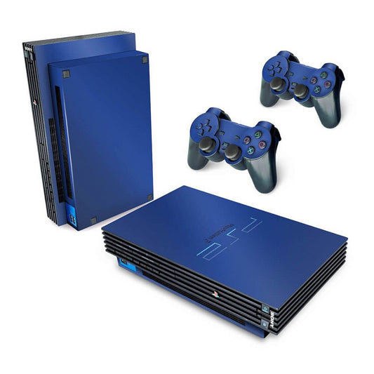 PS2 Fat Skin - Azul Escuro