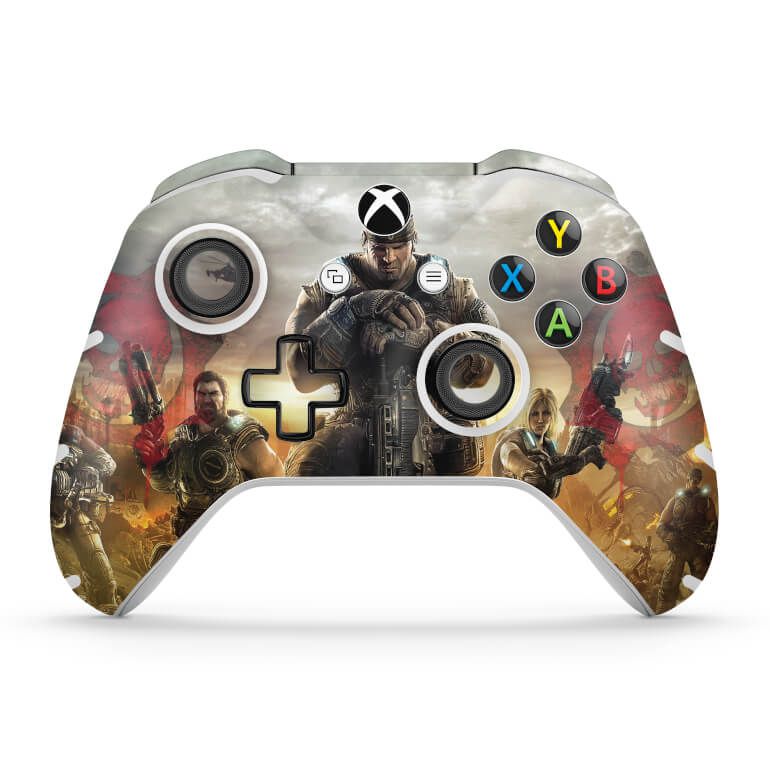 Skin Anti-Rage Xbox One Slim X Controle - Gears of War