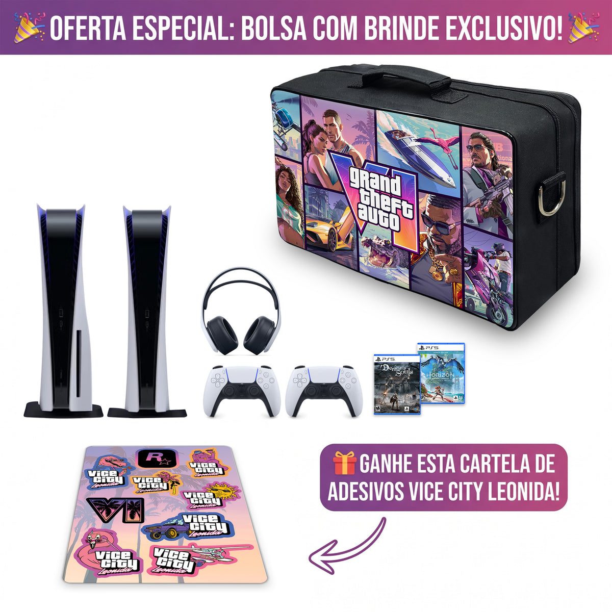 Bolsa Ps5 Fat Mochila Transporte Playstation 5 Fat Bag - Modelo 205