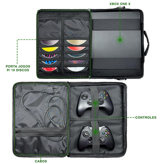 Bolsa Xbox One X Transporte Mochila Bag
