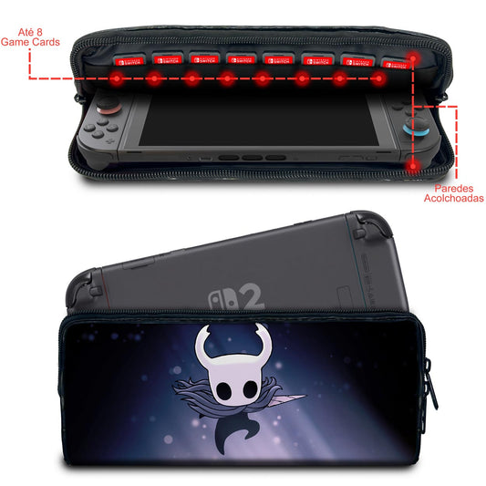Case Nintendo Switch 2 Bolsa Estojo - Hollow Knight