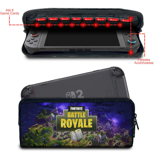 Case Nintendo Switch 2 Bolsa Estojo - Fortnite