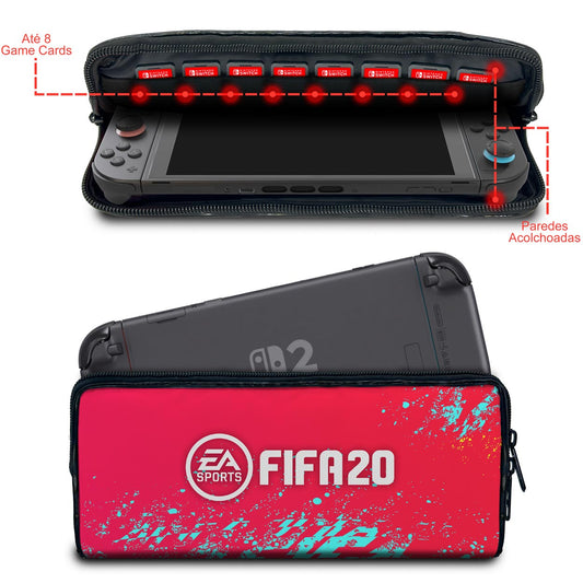 Case Nintendo Switch 2 Bolsa Estojo - Fifa 20