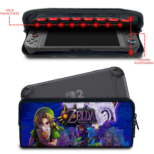 Case Nintendo Switch 2 Bolsa Estojo - Zelda: Majoras Mask