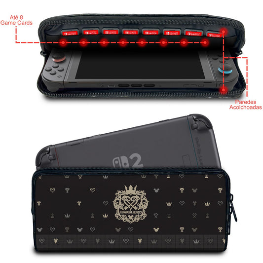Case Nintendo Switch 2 Bolsa Estojo - Kingdom Hearts 3
