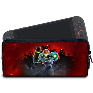 Case Nintendo Switch 2 Bolsa Estojo - Metroid Dread