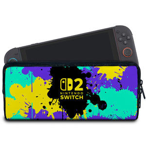 Case Nintendo Switch 2 Bolsa Estojo - Splatoon 3