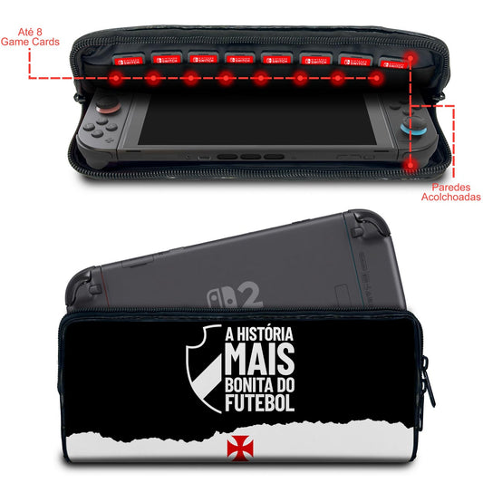 Case Nintendo Switch 2 Bolsa Estojo - Vasco A
