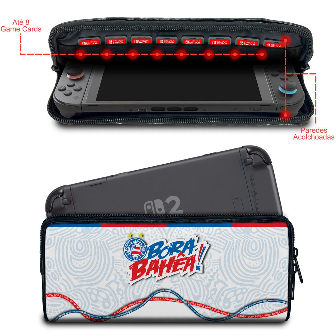 Case Nintendo Switch 2 Bolsa Estojo - Bahia A - Pop Arte Skins - foto 2