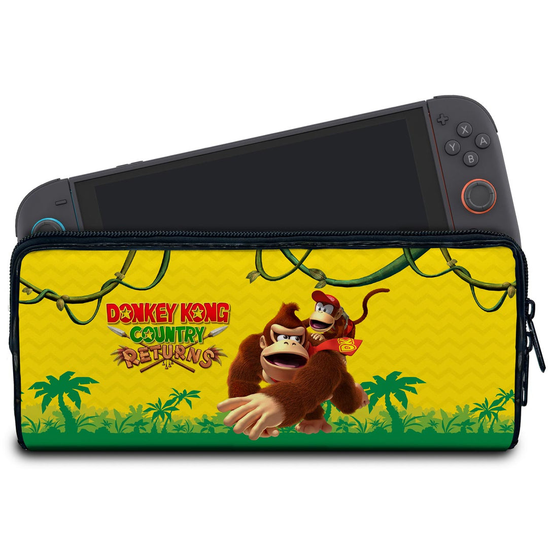 Case Nintendo Switch 2 Bolsa Estojo - Donkey Kong Country Returns