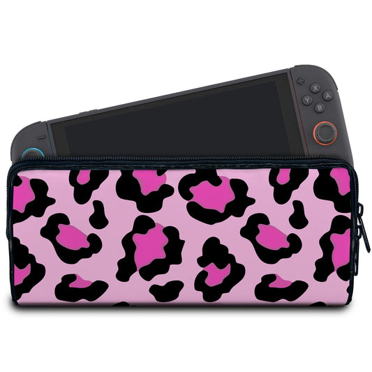 Case Nintendo Switch 2 Bolsa Estojo - Onça Rosa